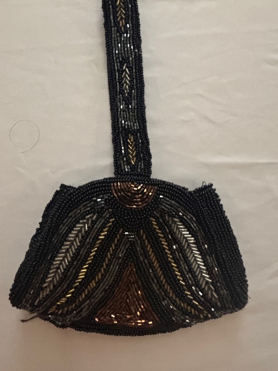 The Unbranded Brand Handbags - Black Vintage 90s Beaded Mini Evening Bag